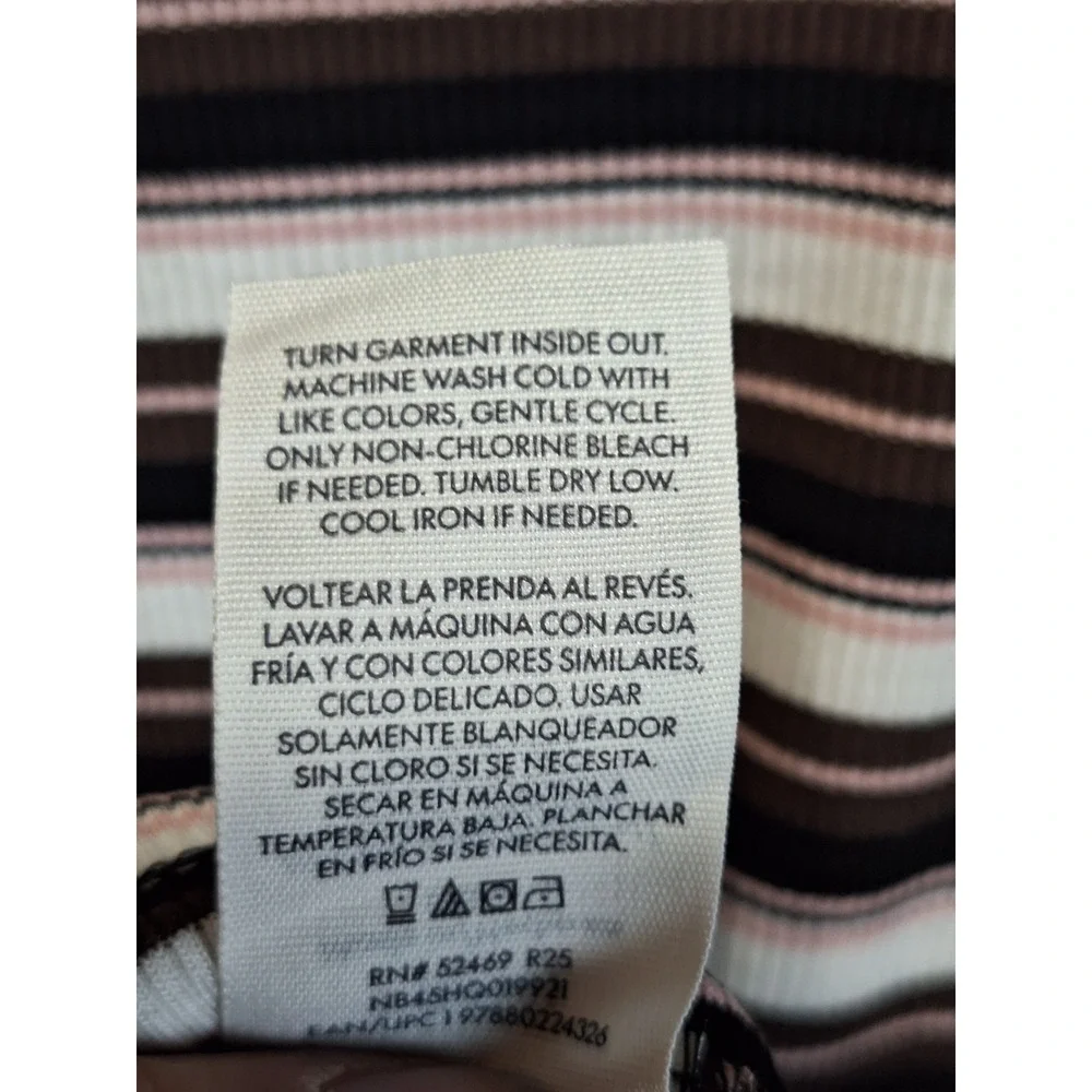No Boundaries Knit‎ Sweater Dress Womens L Multi Striped Long Sleeve Turtleneck